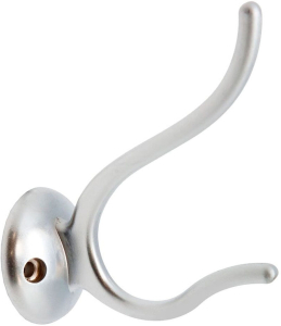 Крючок мебельный KERRON Hooks KR 0190 SC двойной матовый хром