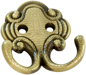 Крючок мебельный KERRON Hooks KR 0201 BA двойной бронзовый