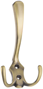 Крючок мебельный KERRON Hooks KR 0050 AB тройной бронзовый