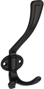 Крючок мебельный KERRON Hooks KR 0310 BL тройной черный