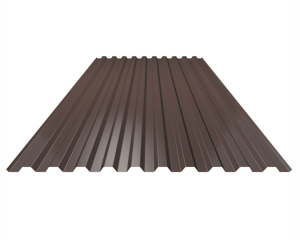 Профнастил Таврос С-21 коричневый 2000х1050x0,45 мм