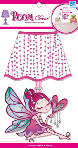 Наклейка декоративная Room Decor 1103 LDA светильник эльф 18x31 см