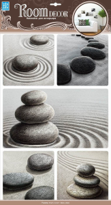 Наклейка декоративная Room Decor 9101 POA сад камней 38x50 см