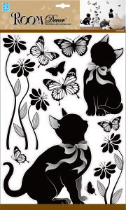 Наклейка декоративная Room Decor 1709 REA игривые котята 29x41 см