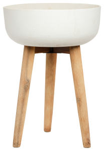 Горшок на ножке круглый D39 H55