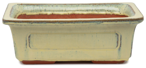 Горшок керамика для бонсая светло-бежевый D38 H20