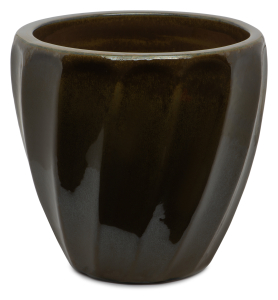 Горшок керамика "Глазурь" бронза D39 H36,5