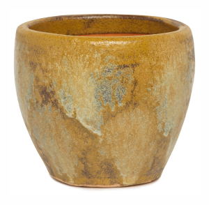 Горшок керамика "Глазурь" бежевый D20 H18