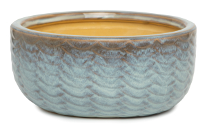 Горшок керамика "Глазурь" голубой D26 H12