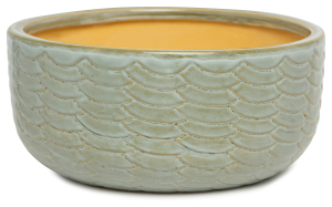 Горшок керамика "Глазурь" салатовый D32 H14,5