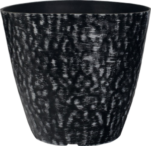 Горшок пластиковый серебро D20 H18