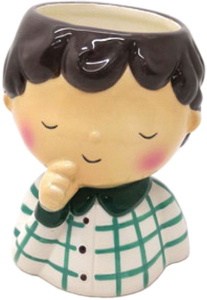 Горшок Мальчик керамика D13 H13