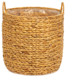 Кашпо водный гиацинт натуральный D38 H35