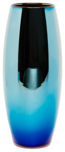 Ваза стеклянная GLASSSTAR лавандовый аметист 10x26 см