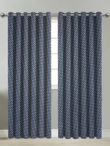 Штора портьетная Belezza SPINNER 140x280 см синяя 