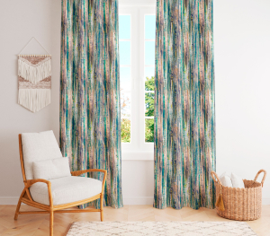 Штора портьерная Ле-Гранд Весна 140х260 см бежевый