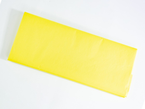 Упаковочная бумага Тишью лимонный 50x66 см