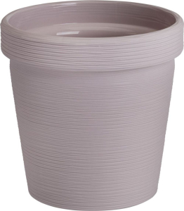 Кашпо со встроенным дренажем ТЕРРА беж-розов D16,5 H16