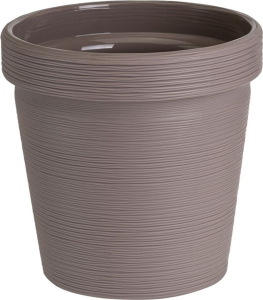 Кашпо со встроенным дренажем ТЕРРА мокко D16,5 H16