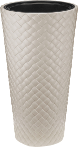 Кашпо ротанг IDEA кремовый D34 H63
