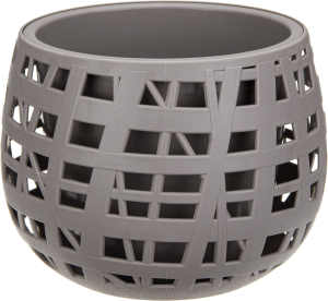 Кашпо хаос IDEA французский серый D17,5 H14