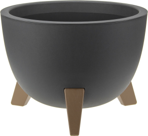 Кашпо флориан IDEA графитовый D35 H25,5