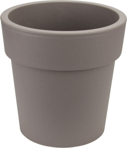 Кашпо тубус IDEA французский серый D15 H15