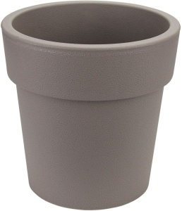 Кашпо тубус IDEA французский серый D20 H20