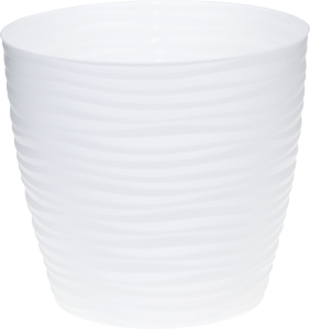 Кашпо дюна IDEA белый ротанг D18 H16,5