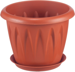 Кашпо алиция IDEA терракотовый D20 H16