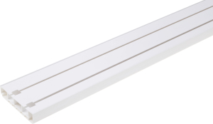 Профиль двухрядный Конструктор белый 2.4 м