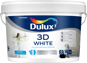 Краска интерьерная DULUX 3D WHITE 2.5 м