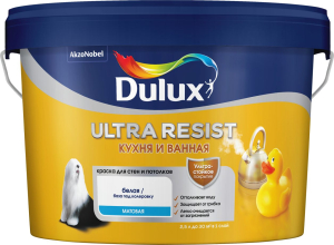 Краска интерьерная DULUX Ultra Resist 5757354 матовая 2.5 л