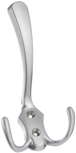 Крючок мебельный рожковый Kerron KR 0050 SC матовый хром