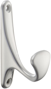 Крючок мебельный рожковый Kerron KR 0090 SC матовый хром