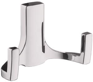 Крючок мебельный рожковый Kerron KR 0330 SC матовый хром