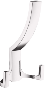 Крючок мебельный рожковый Kerron KR 0340 SC матовый хром