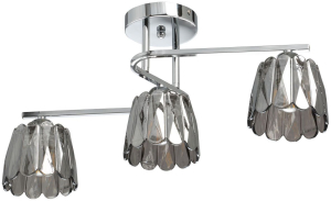 Люстра КЛЭР 3хE27х60 Вт хром 59х21х25.5 см