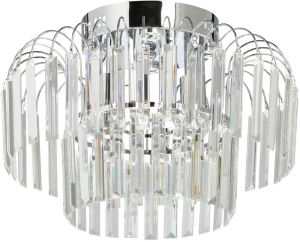 Люстра БРИЗ 4хE27х60 Вт хром 29х29х42 см