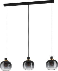 Подвес EGLO 3x40ВтxE27 oilell черный 950х1100 мм