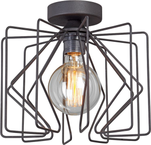 Потолочная люстра Vitaluce V4733-1/1PL черная 1ХE27Х60Вт