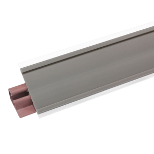 Плинтус для столешницы ПВХ матовый прозрачный 3050 мм 