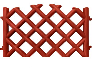 Заборчик BAROKKO терракот 40х70 см 4 шт