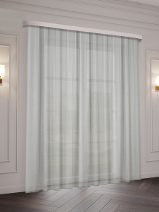 Штора тюлевая Классика серебристая 300х270 см