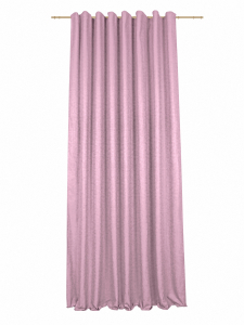 Штора портьерная Шеннилл розовая 200х280 см