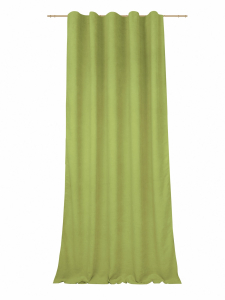 Штора портьерная Однотонная оливковая 140х280 см