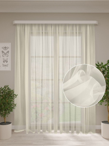 Штора тюлевая Орионвуаль молочная 300х270 см