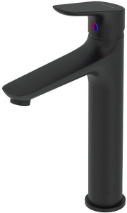 Смеситель для умывальника DAMIXA ORIGIN BIT высокий излив черный