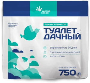 Биопрепарат для выгребных ям Туалет дачный 750 л