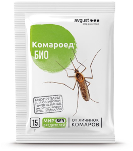 Инсектицид от комаров Avgust Комароед Био 15 г
